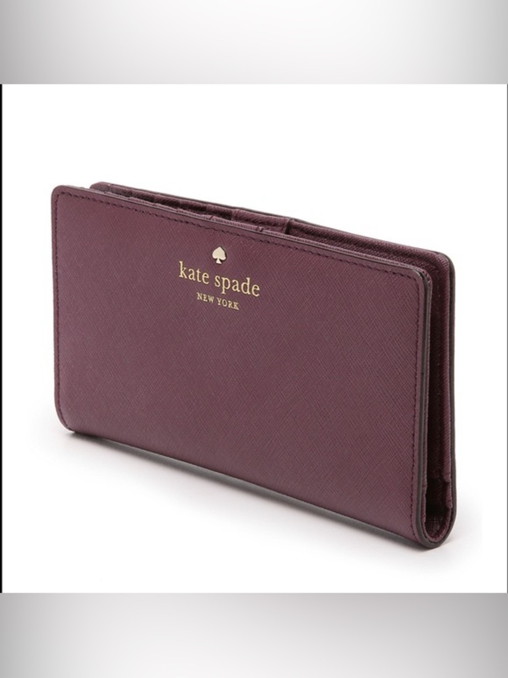 Kate Spade New York Stacy Saffiano Cedar Street Wallet - Mulled Wine